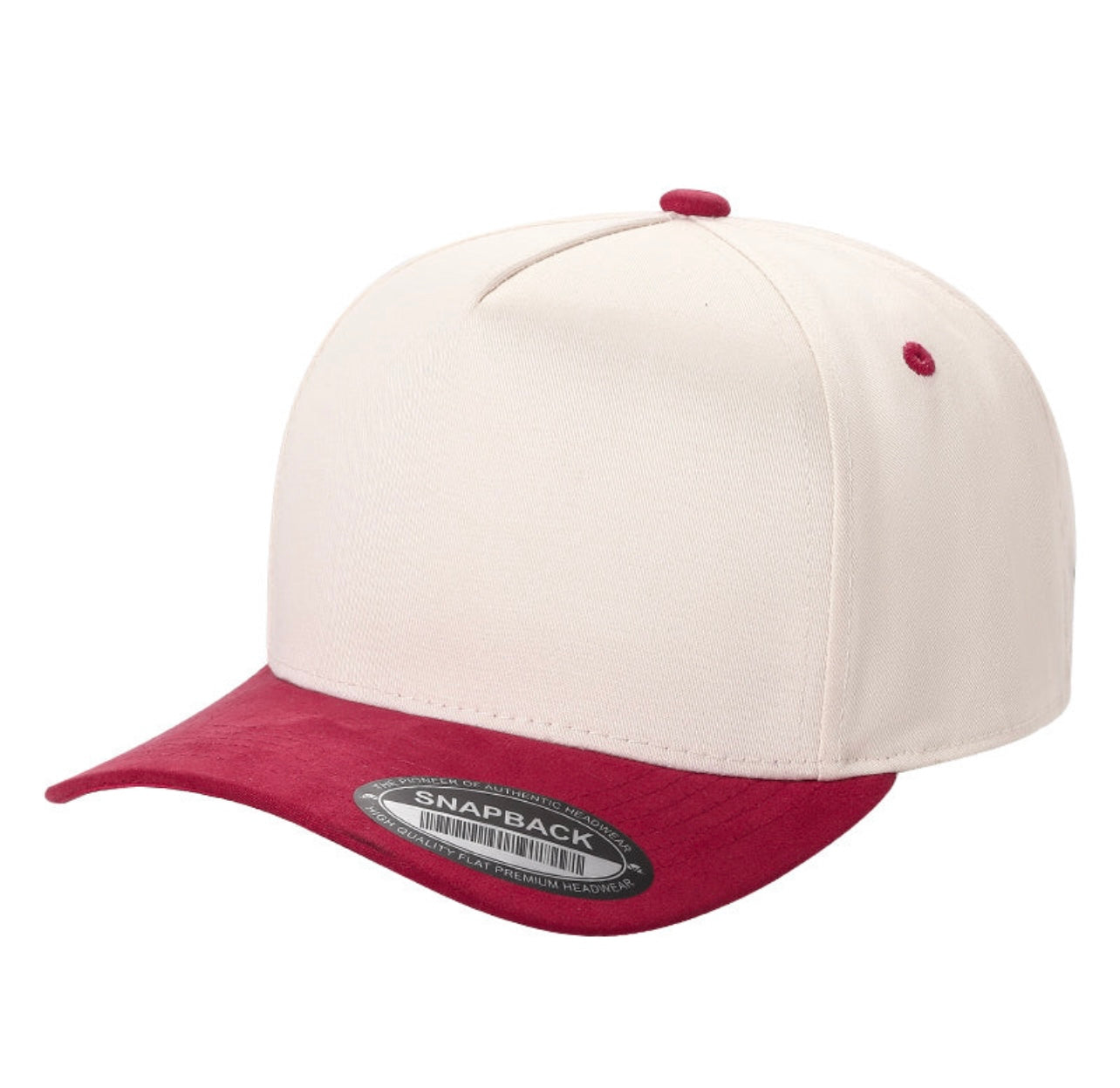 SUEDE BRIM-5 PANEL HAT