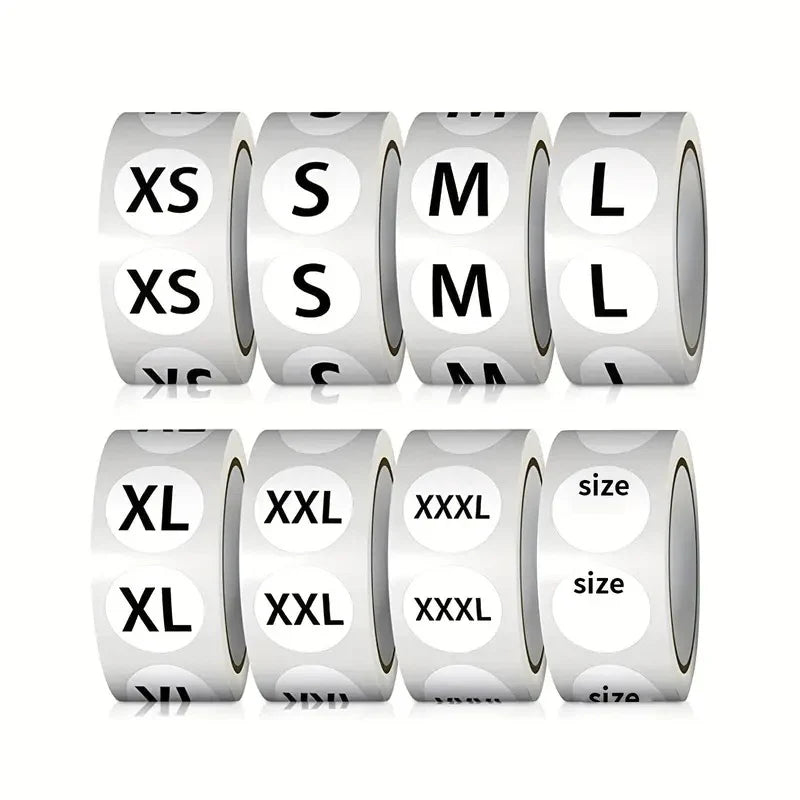SIZE STICKERS