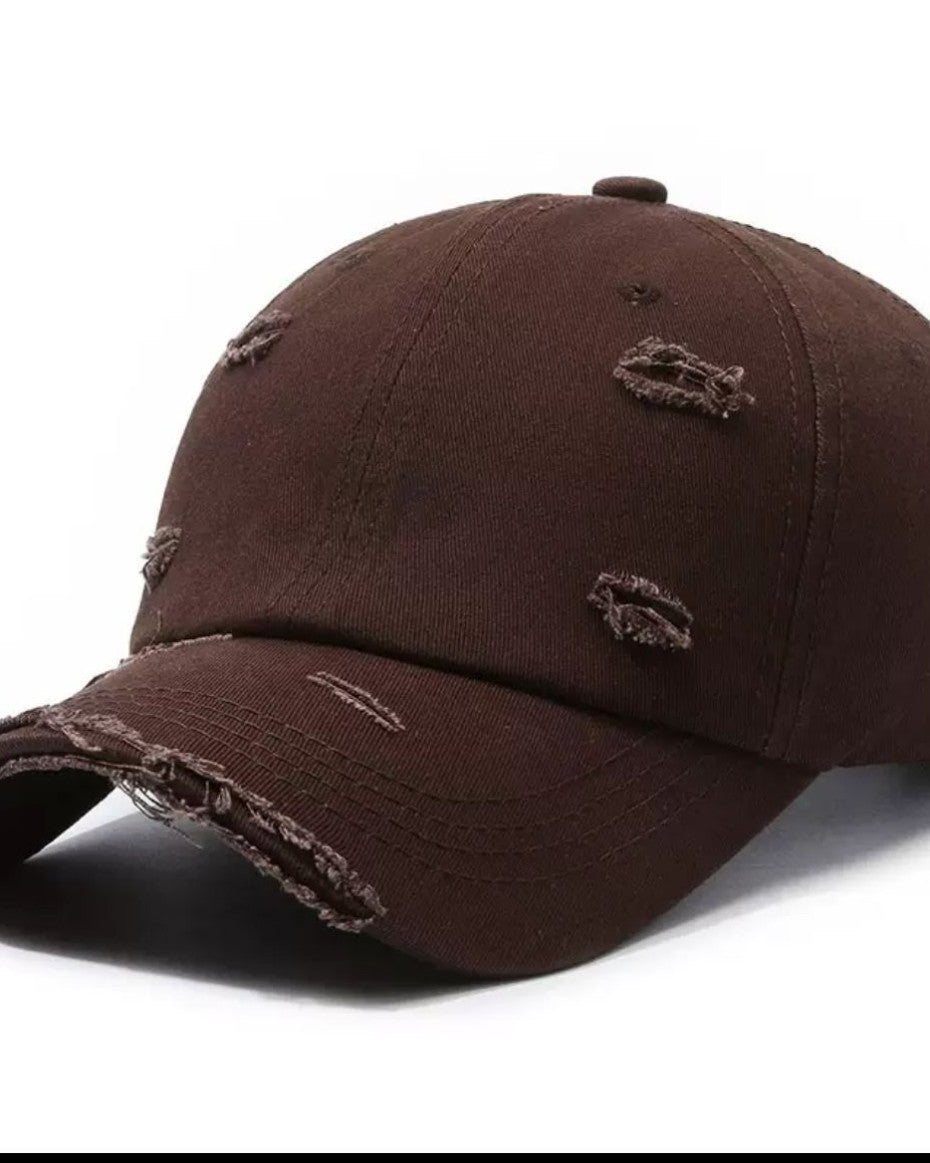 DISTRESSED BASE BALL HATS