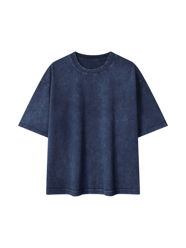 Mineral Wash Boxy Cotton T-Shirt