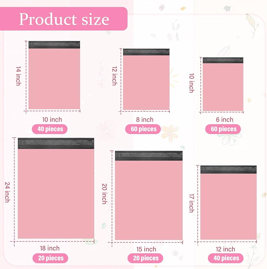 Poly Mailer With Receipt Pocket (100pcs)