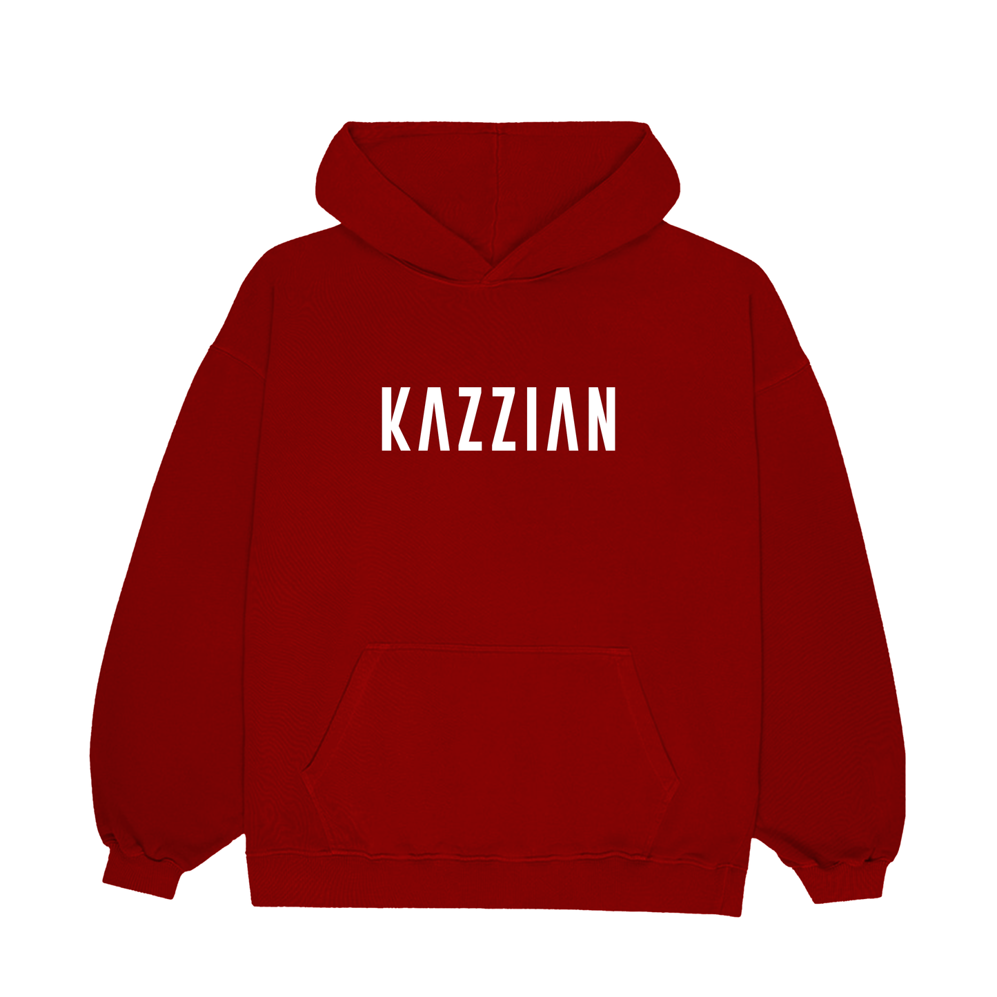 Kazzian Logo Print Hoodie