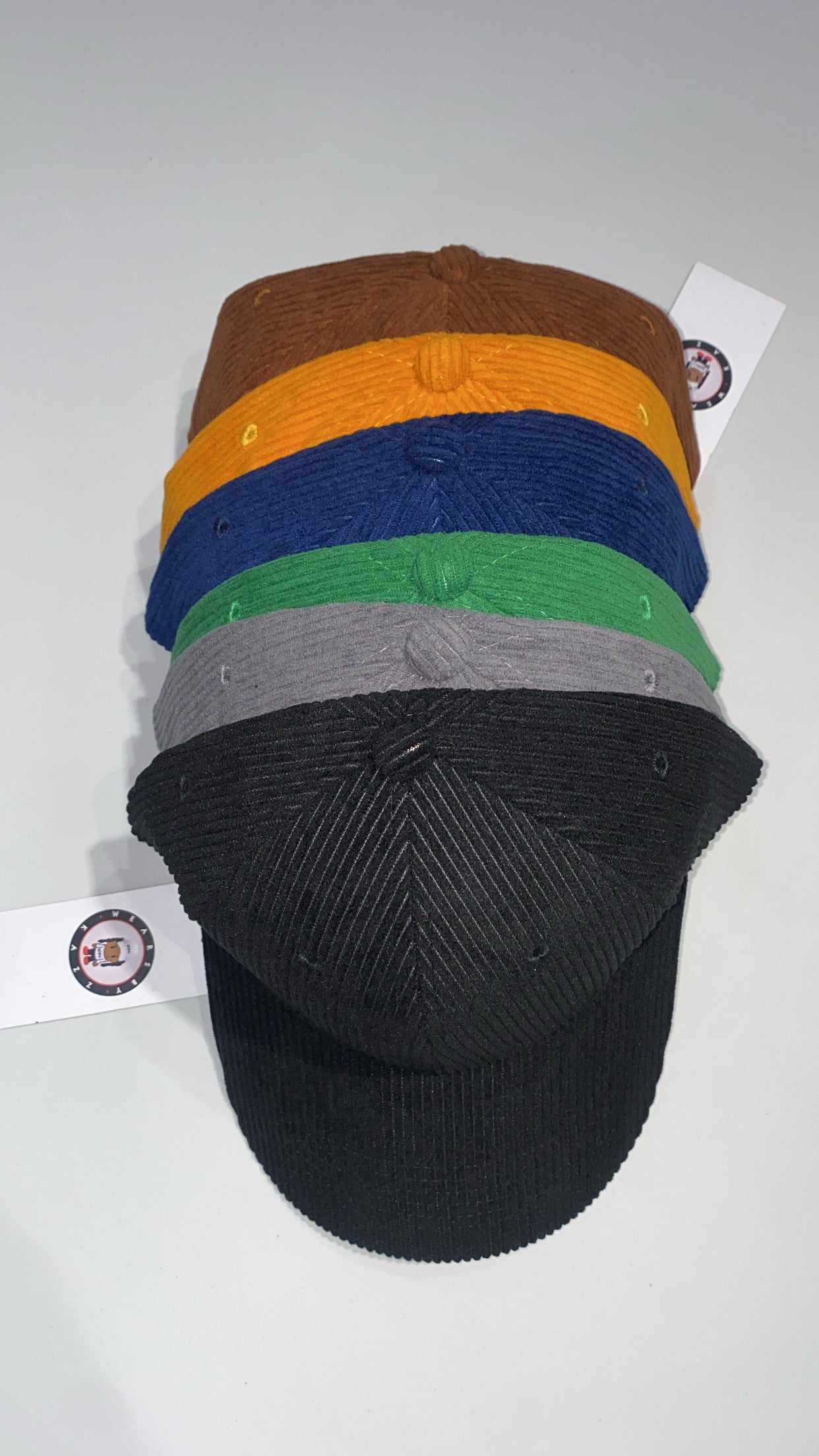 Corduroy Blank Baseball Hat Bundle of 10