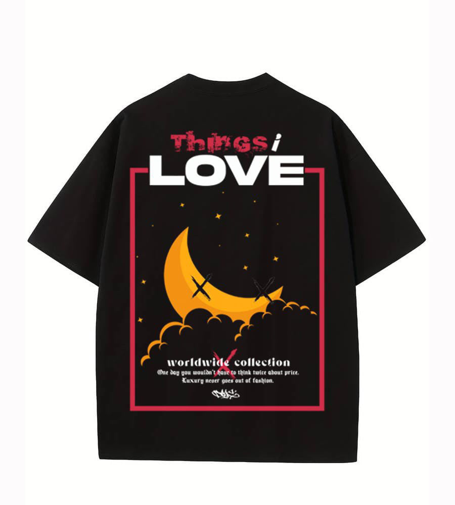 TiL Moon Tee Black