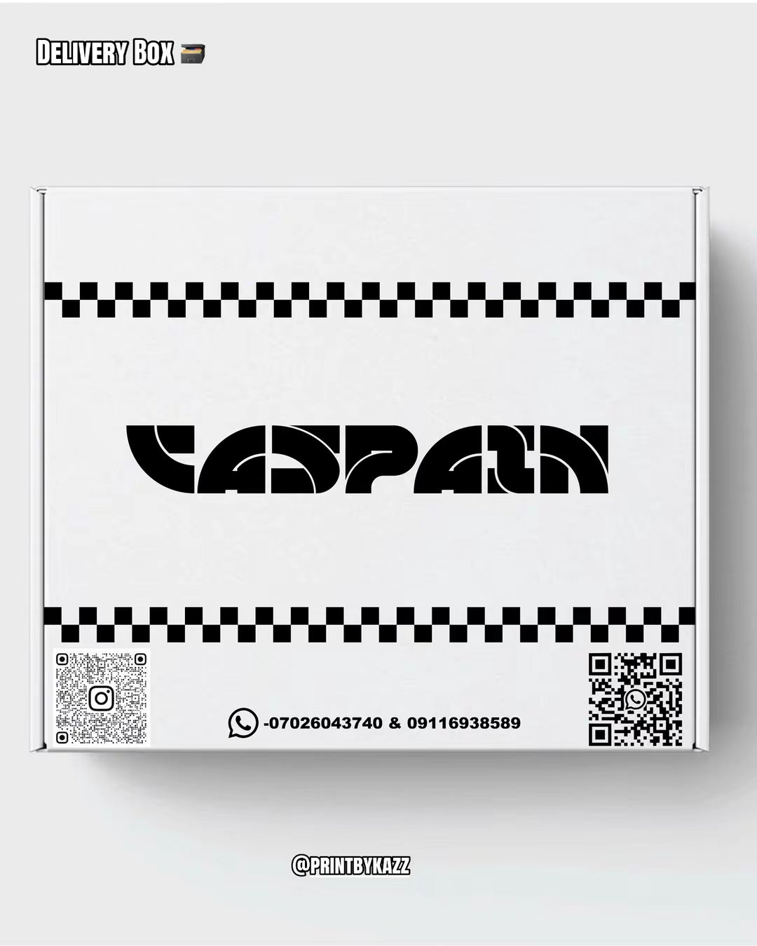 COLLAPSIBLE WHITE BOXES ( 100pcs )