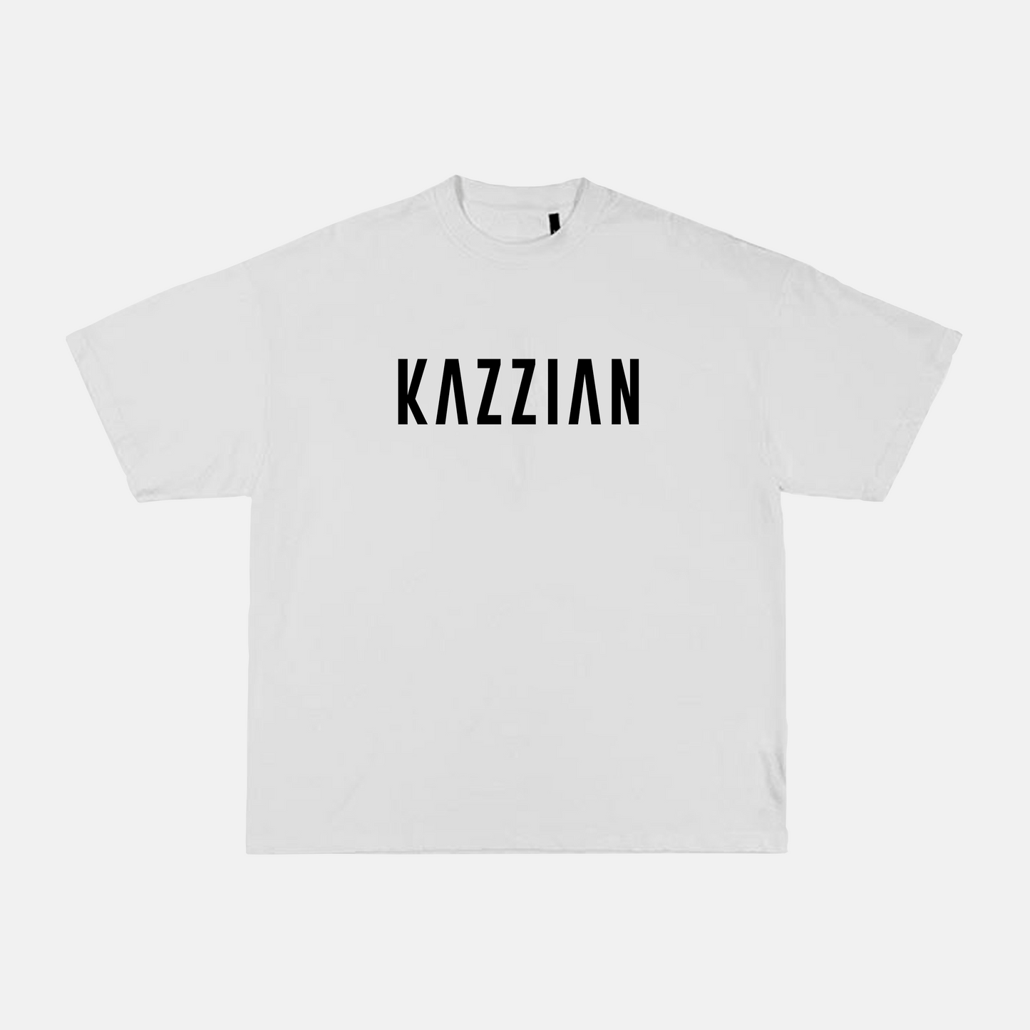 Kazzian Logo Print  T-Shirt