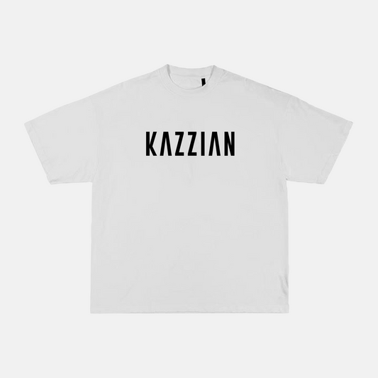 Kazzian Logo Print  T-Shirt