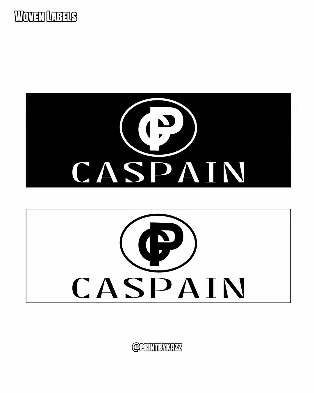Branded Woven Labels (1000 Pcs)
