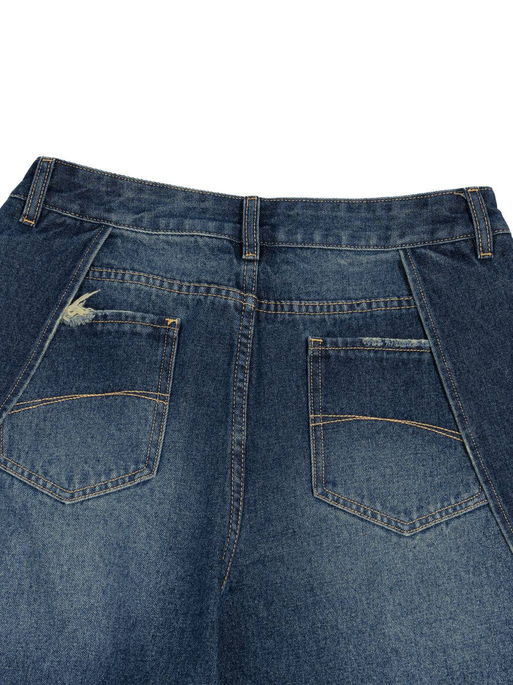 Men’s Wide Leg Denim Shorts