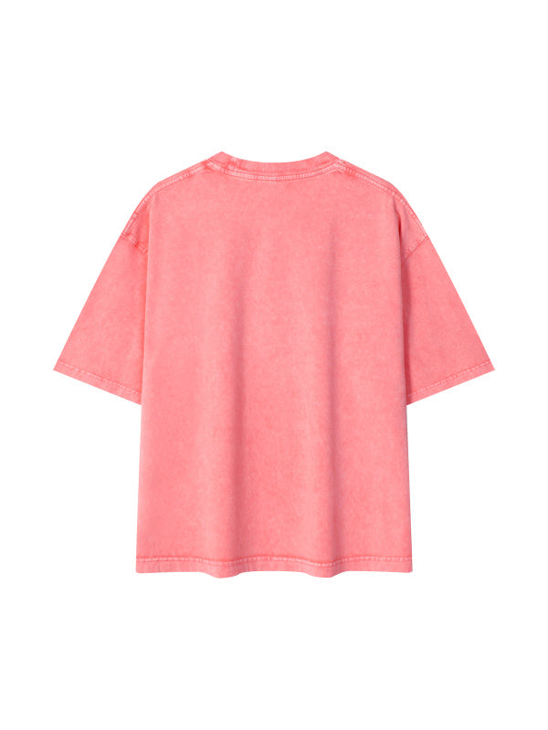 Mineral Wash Boxy Cotton T-Shirt