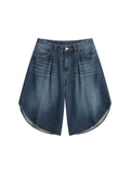 Men’s Wide Leg Denim Shorts