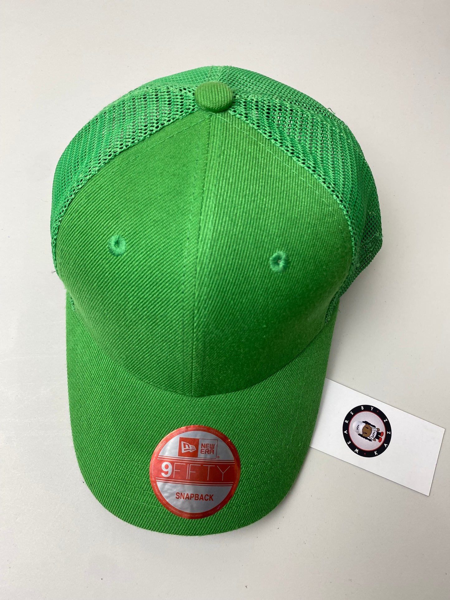 Blank New Era Trucker Hat Green