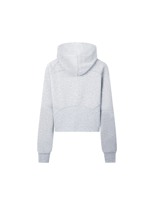 Cropped Half-Zip Hoodie