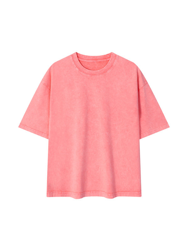 Mineral Wash Boxy Cotton T-Shirt