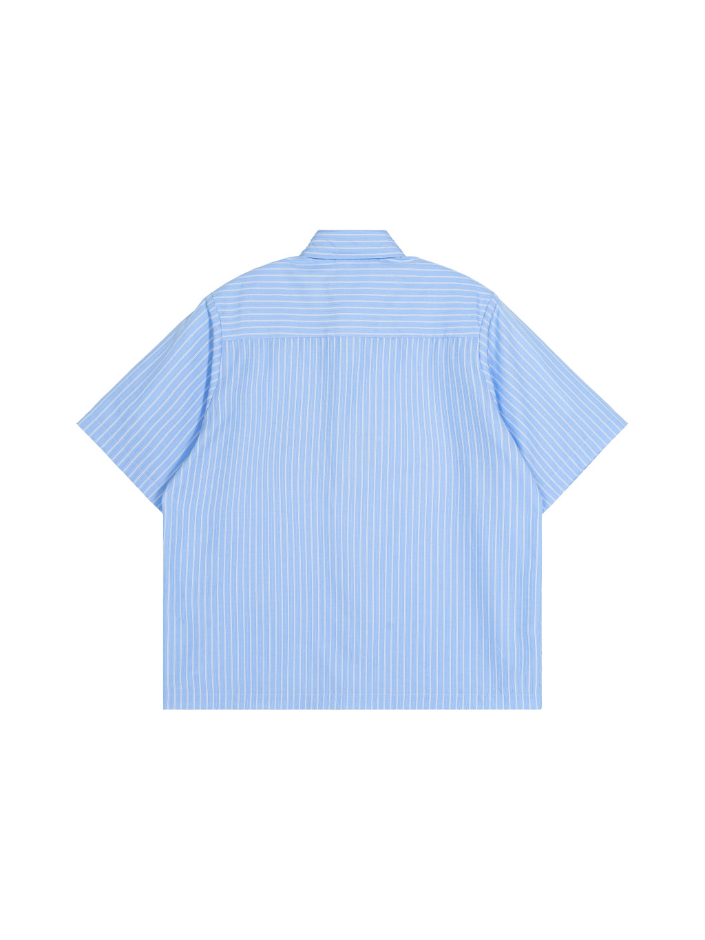 Striped Boxy Short Sleeve Shirt