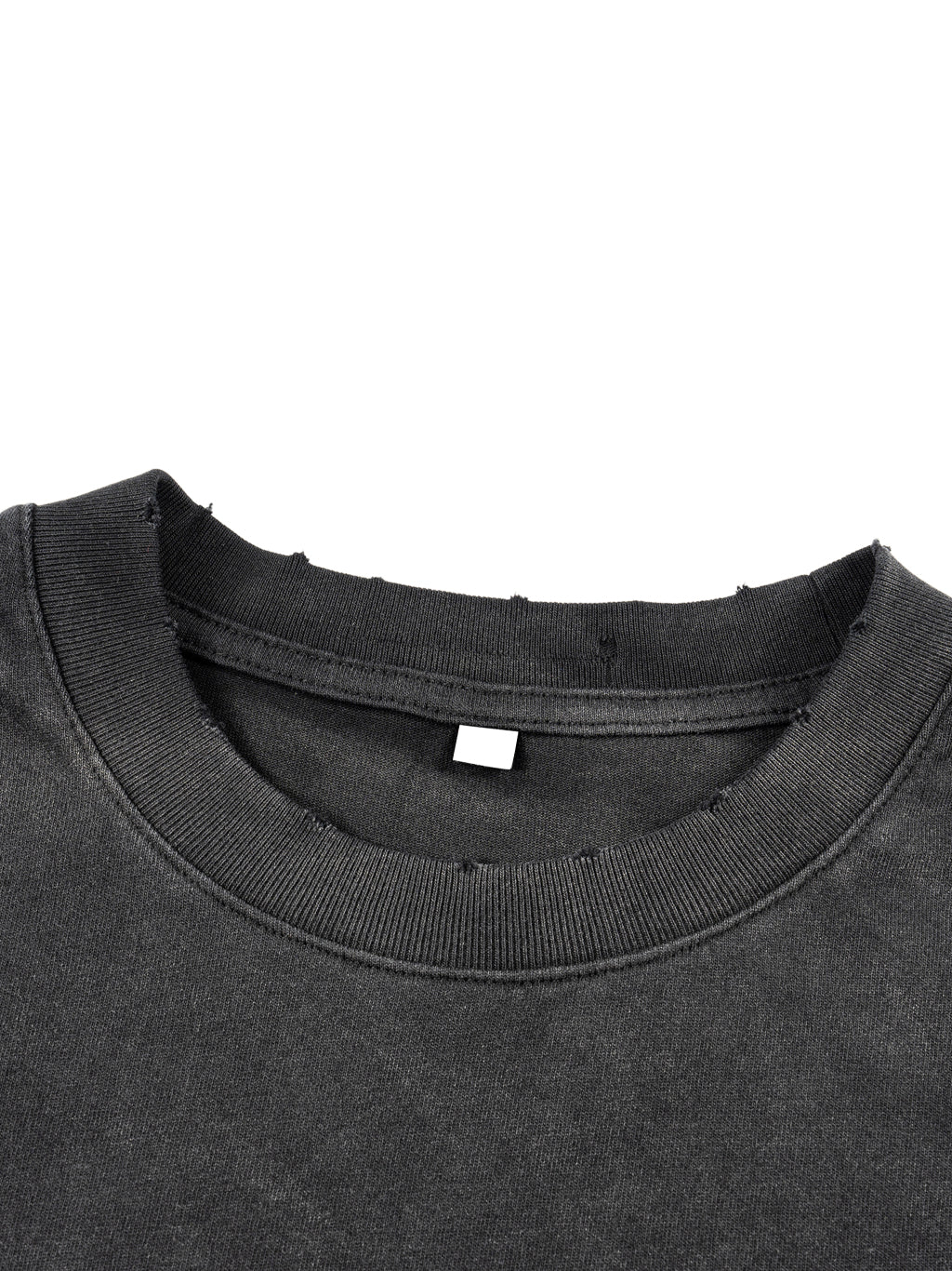 Sunfade Hand-Frayed Faux Two-Piece T-Shirt