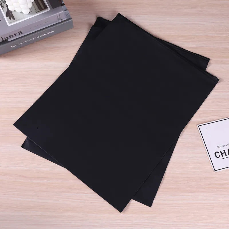BLACK MATTE ZIPPER BAGS BIG