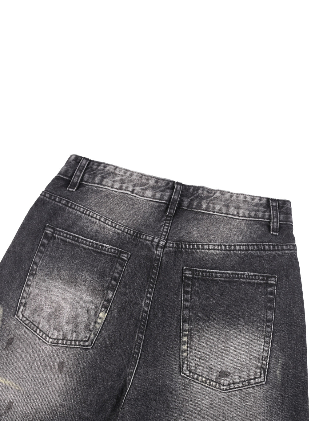 Men’s Vintage Wash Wide Leg Denim Shorts