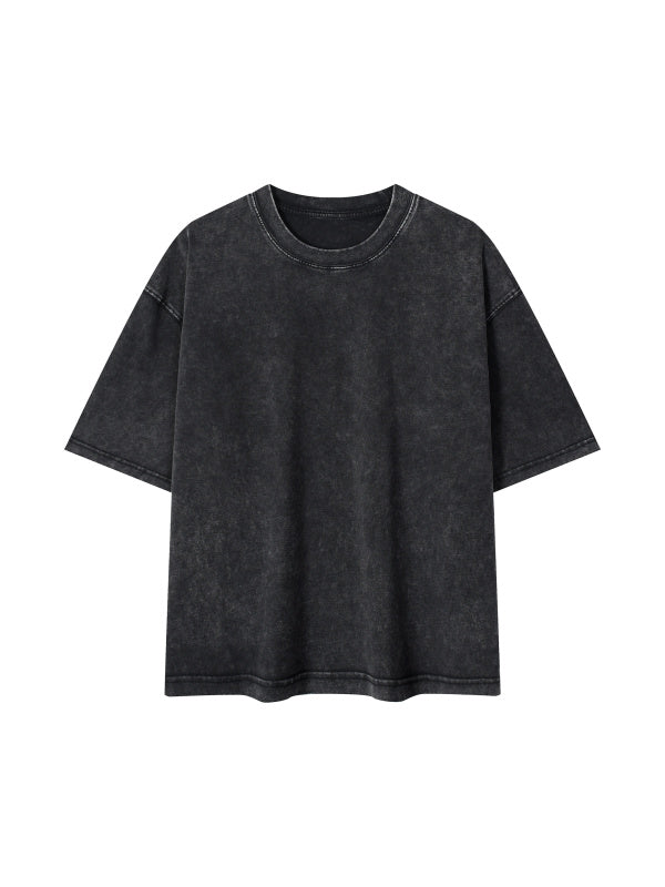Mineral Wash Boxy Cotton T-Shirt