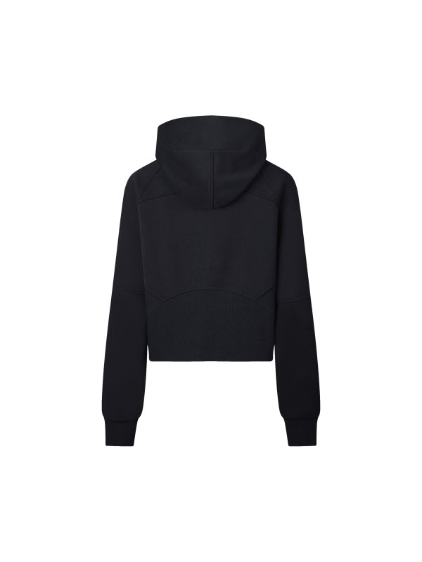 Cropped Half-Zip Hoodie