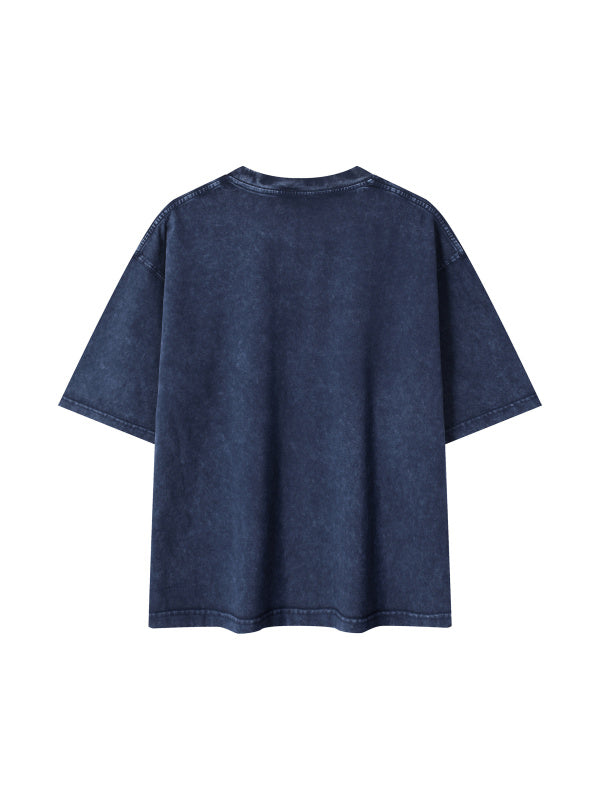 Mineral Wash Boxy Cotton T-Shirt