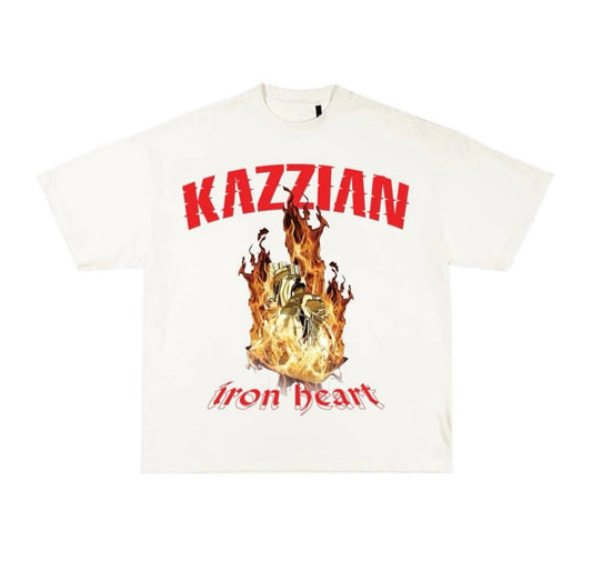 Iron Heart Tee White