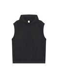 Snow Washed Sleeveless Hoodie