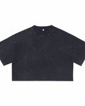 Acid Wash Women Crop Top