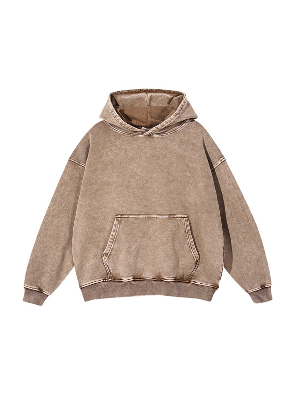 Premium Snow Washed Loose Cotton Hoodie