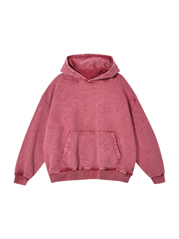 Premium Snow Washed Loose Cotton Hoodie