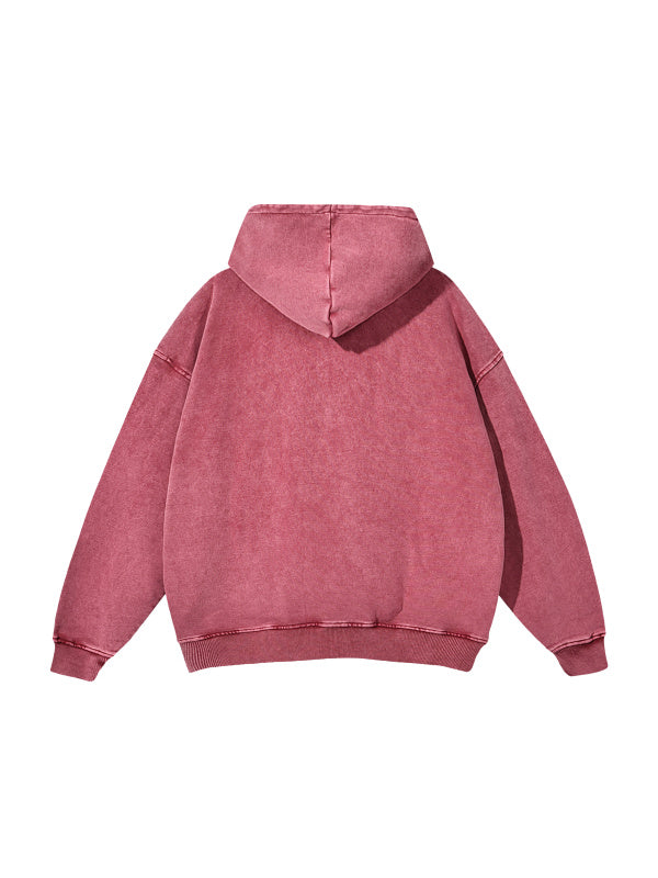 Premium Snow Washed Loose Cotton Hoodie