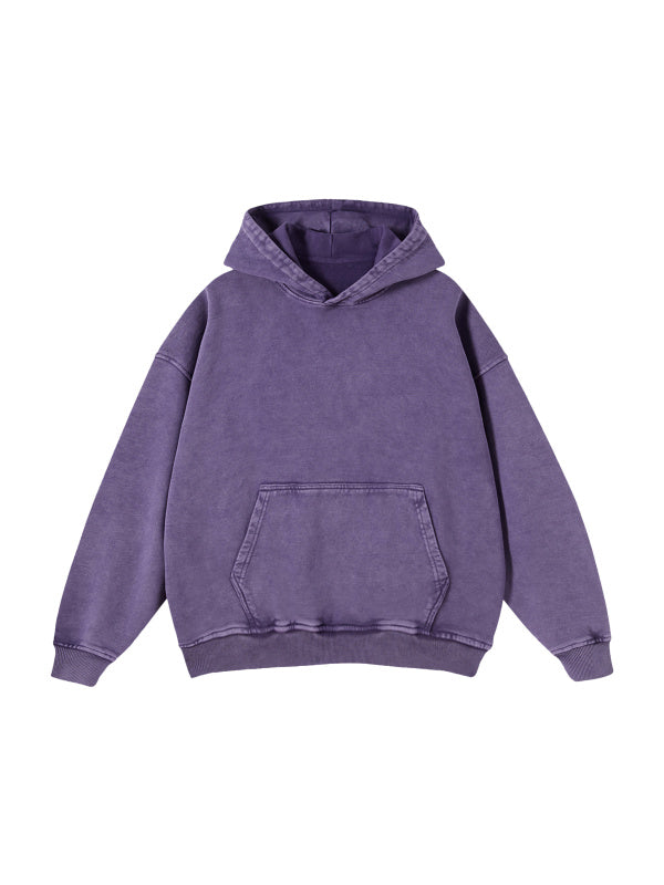 Premium Snow Washed Loose Cotton Hoodie