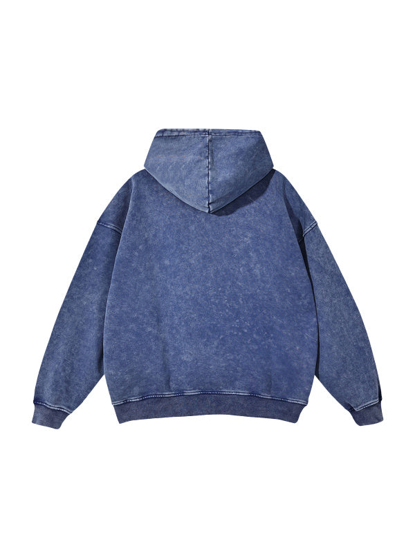 Premium Snow Washed Loose Cotton Hoodie